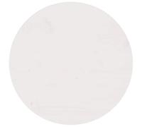 QJBSAVVA Plateau de table blanc - Diamètre : 50 x 2,5 cm - En bois de pin massif - Rond - Pour salle à manger, table basse et cuisine - Design moderne - Robuste et durable - Pour salon, chambre et
