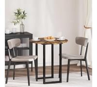 QJBSAVVA Plateau de table en chêne fumé - 70 x 70 cm - 1,5 cm d'épaisseur - Design moderne - Robuste et durable - Pour cuisine, bureau, salon, salle à manger