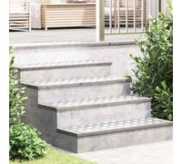 QJBSAVVA Tapis de marche d'escalier en aluminium avec plaques diamantées, design 30 x 90 cm, argenté, revêtement antidérapant moderne, pour couloir, entrée