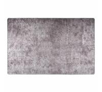 QJBSAVVA Tapis Lavable en Machine 80x150 cm Gris - Tapis de Salon Moderne en Velours Doux avec Dos en PVC Antidérapant pour Chambre, Bureau et Couloir, Réduction du Bruit Ambiant