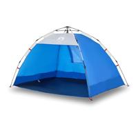 QJBSAVVA Tente de Plage 2 Personnes à Montage Rapide, Abri de Camping Léger en Polyester 190T avec Sac de Transport pour Jardin et Extérieur, 207 x 148 x 127 cm, Bleu Azuré
