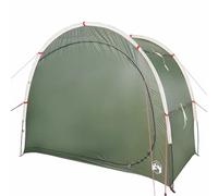 QJBSAVVA Tente de Rangement Camping, Abri de Jardin Mobile en Polyester 185T, Cabanon de Rangement pour Vélos, Outils et Accessoires de Camping, 204 x 122 x 168 cm, Vert
