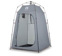 QJBSAVVA Tente d'Intimité Gris Cabine de Change Camping 150x150x220 cm Abri de Douche Portatif Pliable avec Système de Libération Rapide Sac de Transport pour Activités de Plein Air