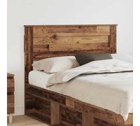 QJBSAVVA Tête de lit 120 cm en bois recyclé design moderne robuste et durable Paroi arrière de chambre à coucher 123 x 7 x 100 cm pour les styles d'intérieur contemporains