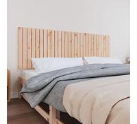 QJBSAVVA Tête de lit 185 x 60 cm - En pin massif non traité - Montage mural classique et fin - Design moderne - Pour chambre à coucher, chambre d'adolescent, chambre d'amis