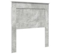 QJBSAVVA Tête de Lit 80 cm en Bois d'Ingénierie, Dosseret de Lit Moderne pour Lit Simple, Tête de Lit Robuste pour Chambre d'Adulte et d'Adolescent, Gris Béton, 83 x 7 x 100 cm