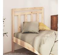 QJBSAVVA Tête de lit en pin massif 81 x 4 x 100 cm - Moderne - En bois massif - Non traitée - À traiter soi-même - Pour chambre à coucher, lit double et lit simple