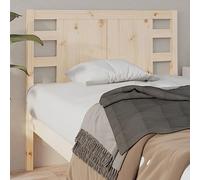 QJBSAVVA Tête de lit en pin massif 96 x 4 x 100 cm - Design rustique moderne pour cadre de lit - Dossier pour lecture - Chambre d'amis