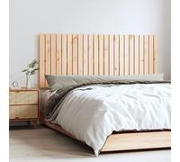 QJBSAVVA Tête de lit murale 147 x 3 x 60 cm en pin massif non traité, dossier au design classique pour une assise confortable dans la chambre à coucher, convient pour lit à sommier tapissier et