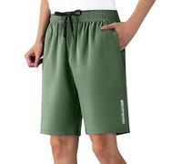 QJDFLL 2026 Short décontracté pour Homme la détente, Les Vacances, Plage et Le Fitness. Maillot de Bain d été 13 cm, Parfait à associer avec des t-Shirts Chemises Plage.(armée Verte,XXL)