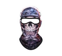 QJDFLL Cache Cou Polaire Chaud Hiver Séchage Rapide Absorbant la Transpiration Respirant et intéressant Vieille tête pour Hommes Femmes Sports de Plein air Cyclisme Couvre-Chef(A,47x24cm)