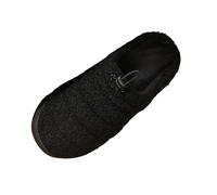 QJDFLL Chaussons Femme FourréS Chaussons Confortables à Enfiler pour Femmes, Chaussures d'intérieur et d'extérieur Confortables, Douces et Chaudes, Mocassins décontractés,(Le Noir,42)
