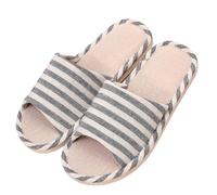 QJDFLL Chaussons Femme FourréS Chaussons d'été à Semelles épaisses, antidérapants, pour Salle de Bain, Loisirs, pour Hommes et Femmes(Grey,44)