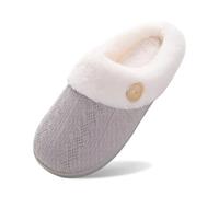 QJDFLL Chaussons Femme FourréS Chaussons d'hiver isolants à bout fermé et semelle plate pour femmes(GY1,39)