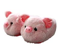 QJDFLL Chaussons Femme Rigolo Chaussons en Coton Chauds Confortables pour l'intérieur en Peluche de de de Noël pour Femmes(C,Taille Unique)