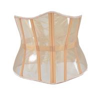 QJDFLL Haut Corset Renaissance Vintage imprimé Floral pour Femme(Beige,L)