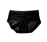 QJDFLL Homme Humoristique Hommes Slips Sexy en Dentelle Respirante entièrement Transparents et Fins sous vêtements pour Sexy Culottes Short De Sommeil Hommes Soie(Rose,Taille Unique)