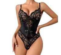QJDFLL Lingerie Sexy en Dentelle Confortable avec, Bordure européenne et Beau Dos, Design à la Mode, Nouvelle 2026(Le Noir,L)