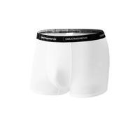 QJDFLL Microfibre Hommes en soie glacée pour hommes doux la peau grande taille respirants confortables et à mode Pantalon De Sommeil Homme Avec Poches(Blanc,XXL)