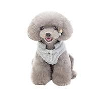 QJDFLL Nouveau Pull en Cachemire pour Animaux de Compagnie Automne et Hiver Mode Garder Chaud Chat Chien vêtements Rose(Grey,L)