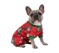 QJDFLL Pull de Vacances, vêtement tricoté Festif, Confortable, Doux et Chaud, Tenue d Hiver saisonnière pour Chat Chiot été(A,Taille Unique)