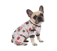 QJDFLL Pull de Vacances, vêtement tricoté Festif, Confortable, Doux et Chaud, Tenue d Hiver saisonnière pour Chat Chiot été(H,Taille Unique)