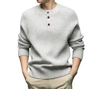 QJDFLL Pull en Tricot épais, Manteau, Cardigan Long surdimensionné, Doux et Chaud, d Hiver, vêtements décontractés extérieur, Tissu texturé Confortable(Light Gris,3XL)