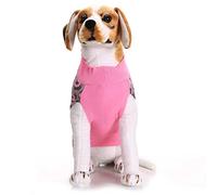 QJDFLL Pull léopard vêtements pour Animaux de Compagnie Chien Chiot nœud Rose Mignon Hiver Chat(Rose,Taille Unique)