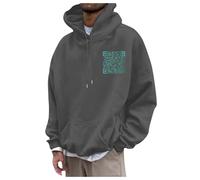 QJDFLL Saint Valentin Sweats à Capuche pour Hommes et Femmes la Saint-Valentin Tendance Couples Je suis Sing Le Cadeau Homme(Grey,L)