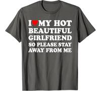 QJDFLL Saint Valentin T-Shirt à Manches Courtes et col Rond pour Homme avec imprimé Lettre de Saint-Valentin, Tendance Florale Cadeau Petit(Grey,L)