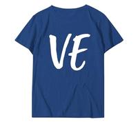 QJDFLL Saint Valentin T-Shirt imprimé avec Une Signification particulière pour la Saint-Valentin Entre Personnes du même Sexe Cadeau Homme(Bleu,XXL)