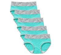 QJDFLL sous-vêtements Culottes Slips Solides Bikini Femmes Briefs Patchwork(Vert,4XL)