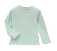 QJDFLL T-Shirt Thermique à Manches Longues et Demi-col roulé pour Fille, Doux Confortable, Couche de Base Tout-Petits, léger Respirant, l Automne Hiver(Menthe Verte,6-7 Ans)