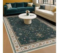 QJDTZMD Tapis Couloir 110 x 190 cm Salon Antidérapant Lavable Moelleux Décoration d'intérieur Tapis pour Chambre Traditional Green Beige Brown Pink Blue Gray Purple Yellow Orange Red White Light