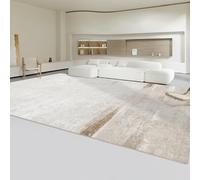 QJDTZMD Tapis Salon 150 x 200 cm Tapis Antidérapant Lavable en Machine Doux Décoratif pour Bureau Chambre à Coucher Dortoir Encre Grise Abstraite Moderne
