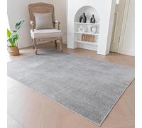QJDTZMD Tapis Salon 180 x 200 cm Grand Moquette Salle a Manger Antidérapant Moquette Tapis de Sol Lavable en Machine pour Cuisine Chambre Gris Simple et Moderne