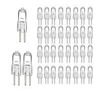 QJFORU Ampoules halogènes G5.3 12 V 20 W 35 W 50 W 75 W Blanc chaud Lot de 35 pièces(G5.3-12v-50w)