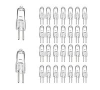 QJFORU Ampoules halogènes G5.3 12 V, blanc chaud, 20 W-75 W, lot de 10(G5.3-12v-50w)