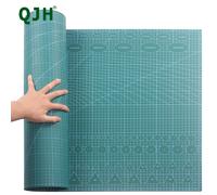 QJHA1 Tapis de découpe en PVC auto-guérison double face pour planche d'artisanat du cuir, grand tapis de protection de bureau 90x60cm Gif de fête des pères A1 90cmX60cm