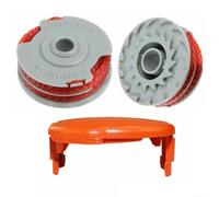 QJIRZB Bobine et fil de rechange pour débroussailleuse Flymo Contour 500, Power Plus 500 et 500XT - Avec bobine et fil complets