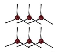QJIRZB Lot de 6 brosses latérales de rechange pour robot aspirateur Laresar Mars01 et Lubluelu SL68 - Brosses d'angle de balayage des bords