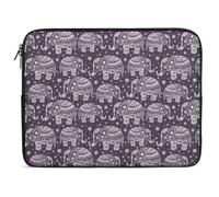 Qjjinxior Housse pour ordinateur portable 10" Motif éléphant mignon