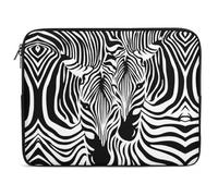 Qjjinxior Housse pour ordinateur portable 12 pouces, housse pour ordinateur portable motif zèbre abstrait