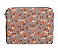 Qjjinxior Housse pour ordinateur portable 13 pouces, housse pour ordinateur portable motif renard
