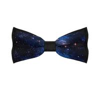Qjjinxior Nœud papillon pré-noué pour homme, motif bouledogue amusant, nœud papillon réglable pour les fêtes, Aurora Starry Sky Space Starry Night Sky2, taille unique