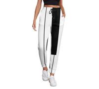 Qjjinxior Pantalon de jogging, pantalon de survêtement pour femme avec cordon de serrage pour l'entraînement, le salon, le sport, Touches de piano musicale, XL