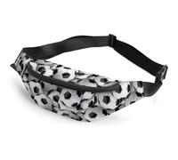 Qjjinxior Sac banane, mignon hérisson, sac banane réglable pour course à pied, marche, randonnée, Ballon de football, 36*15cm