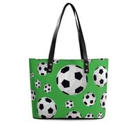 Qjjinxior Sac fourre-tout pour femme, sac à main volcanique craquelé de lave pour femme, sac à bandoulière pour le travail, le quotidien, les voyages, Ballon de football, 29*34*14cm