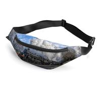 Qjjinxior Zombies Dead Men Walking Body at Night Sac banane réglable pour course à pied, marche, randonnée, Train vapeur ferroviaire, 36*15cm