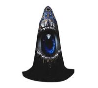 QJKFDHG Cape à capuche, cape longue transformable en forme de dragon | Une seule couche sur n'importe quelle tenue pour créer des looks de magicien, de vampire, de princesse ou médiéval ; nœud
